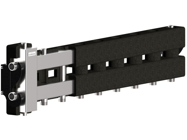 Балансировочный коллектор из нерж. стали в EPP- изоляции BMSS-60-5D.EPP(котёл G 1″, 4+1 контура G 1″,  ″НЕРЖАВЕЙКА″)  NEW